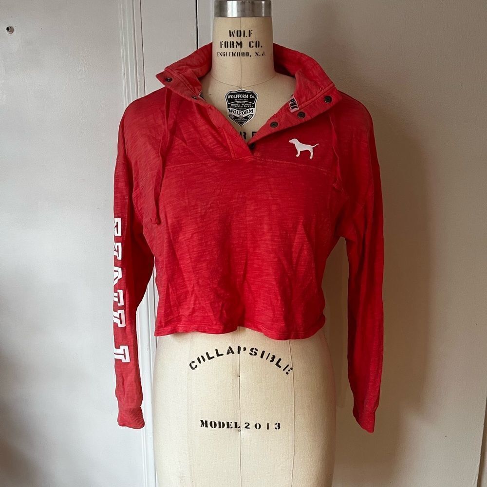 ‎PINK cropped sweatshirts XS